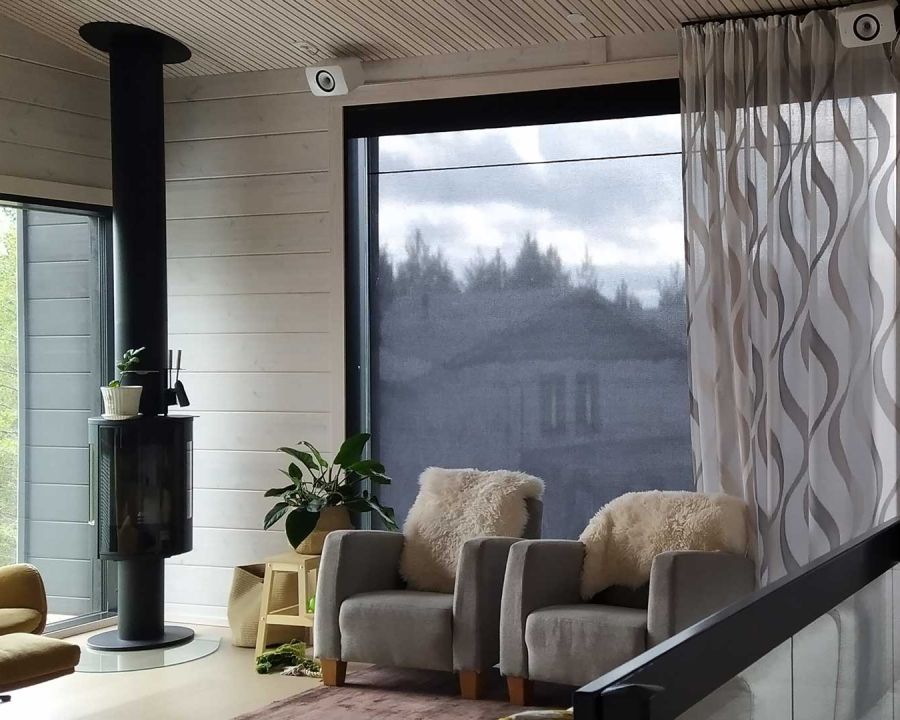 Olohuoneen screen kaihdin